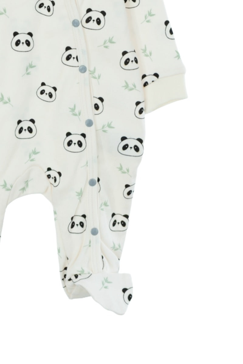 Oppland Erkek Bebek Tulum 0-3 ve 3-6 Aylık Bereli Organik %100 Pamuk Kumaş Uzun Kol Çıtçıtlı OPEBT26BUBMOD53